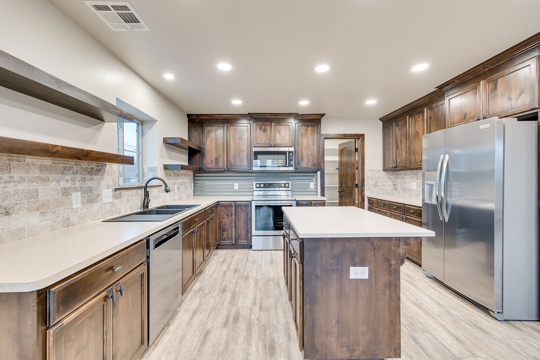 Pole Barn Home Kitchen