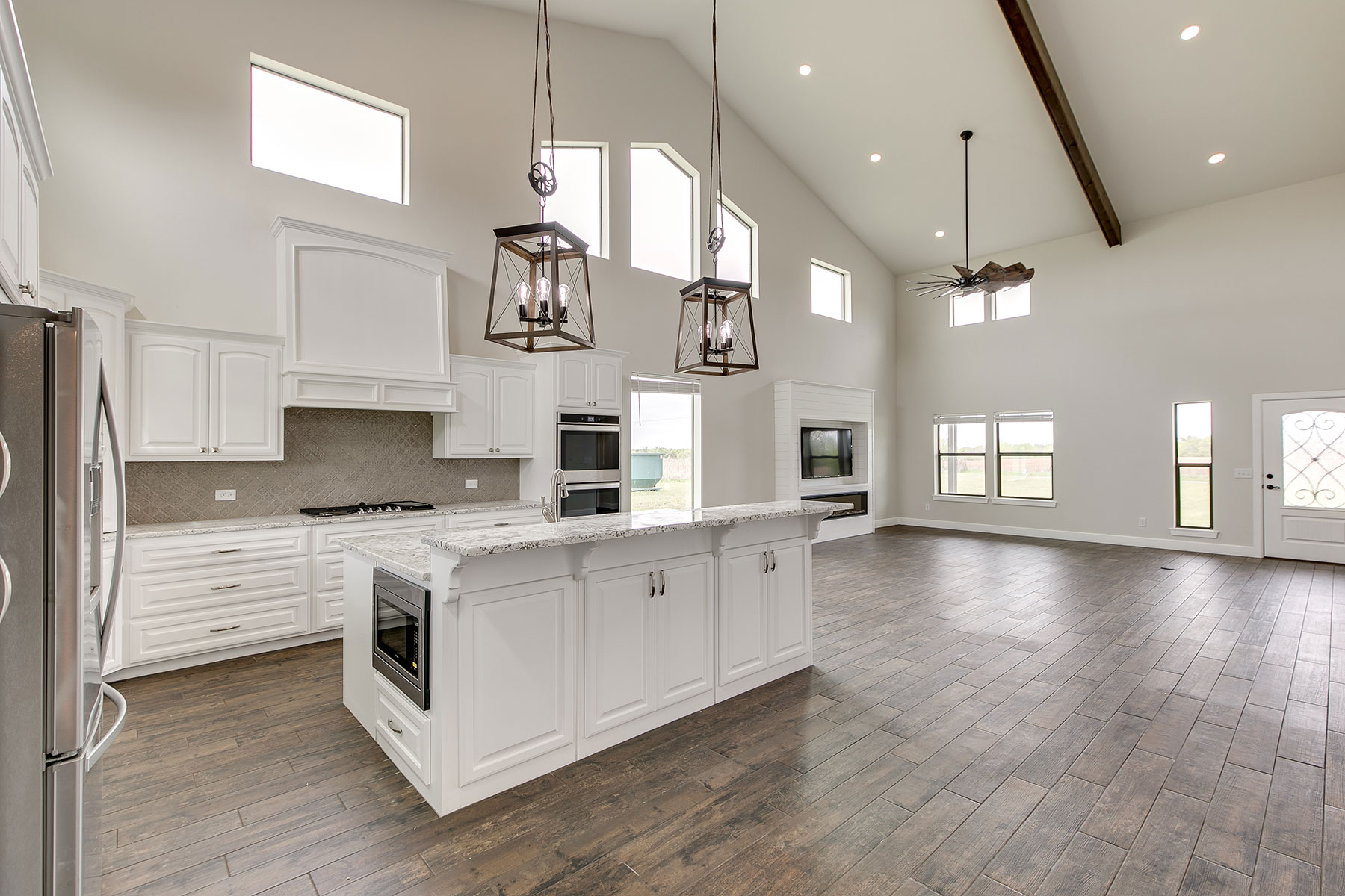 Kitchen and Living area